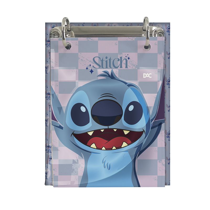 Mini_Ficheiro_Vertical_Disney_Stitch_Capa_Pvc_Cristal_80_Folhas_Ref.4221_Dac