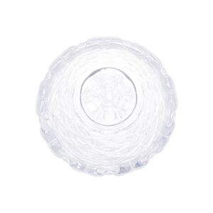 Vaso  Diamond Com Pé Cristal Deli 12,5x41cm Ref.4433 Lyor