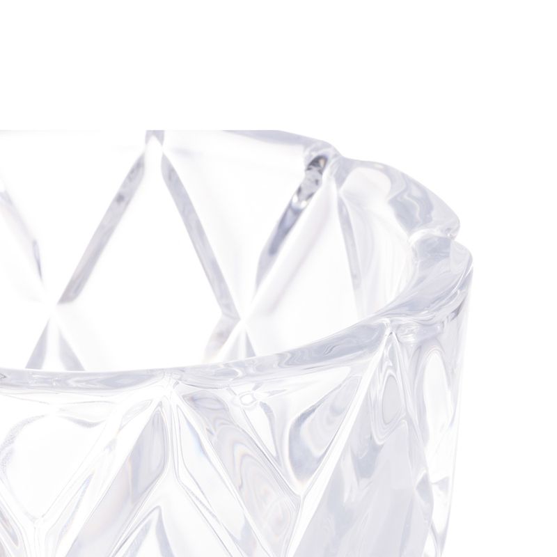 Vaso__Diamond_Com_Pé_Cristal_Deli_12,5x41cm_Ref.4433_Lyor