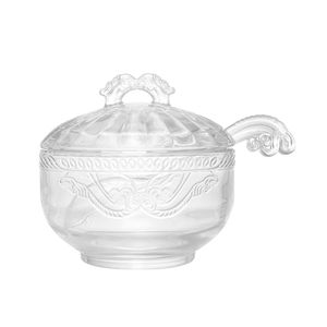 Açucareiro Ecológico Imperial Com Colher Cristal 12x11,5cm 4976 - Lyor