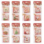 Kit_Enfeite_Árvore_Natal_8_Peças_Cartão_Papel_Sortido_6,1x6,1cm_Ref.LM1414_honeyhome