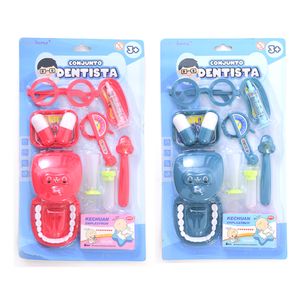 Conjunto Dentista Infantil Plástico Sortido LJM115 - honeyhome