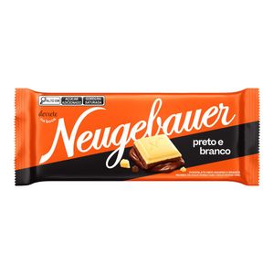 Barra de Chocolate Meio Amargo e Branco 80g 2201001831 - Neugebauer