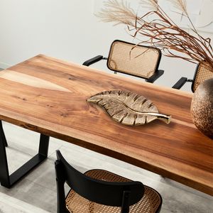 Folha Decorativa Golden Boho Poliresina Dourado UD357 - Up Home