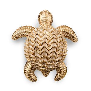 Tartaruga Decorativa Jaipur Poliresina Dourado UD371 - Up Home