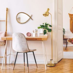 Espelho Decorativo Laço Poliresina Dourado 20cm UD365 - Up Home