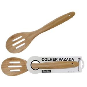 Colher Vazada de Bambu 28x6,5cm honeyhome