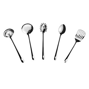 Jogo de Utensílios Para Cozinha Inox 5 Peças UD011 - Up Home