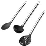 Kit_3_Peças_Para_Servir_(colher/_Concha/_Escumadeira)_Silicone_Cabo_Inox_Preto_Ref.UD068_Up_Home