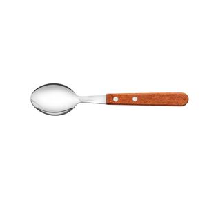 Kit Colheres de Mesa Inox Cabo Madeira 3 Peças UD236 - Up Home