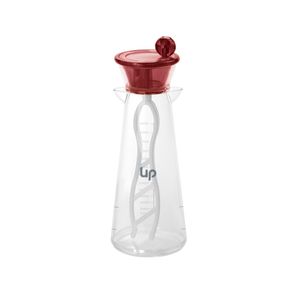 Misturador de Molhos Plástico Transparente Tampa Vermelha UD263 - Up Home