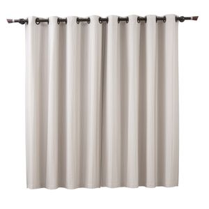 Cortina de Sala Madras Bege Chino 0009 260x170cm 11252 - BecaDecor