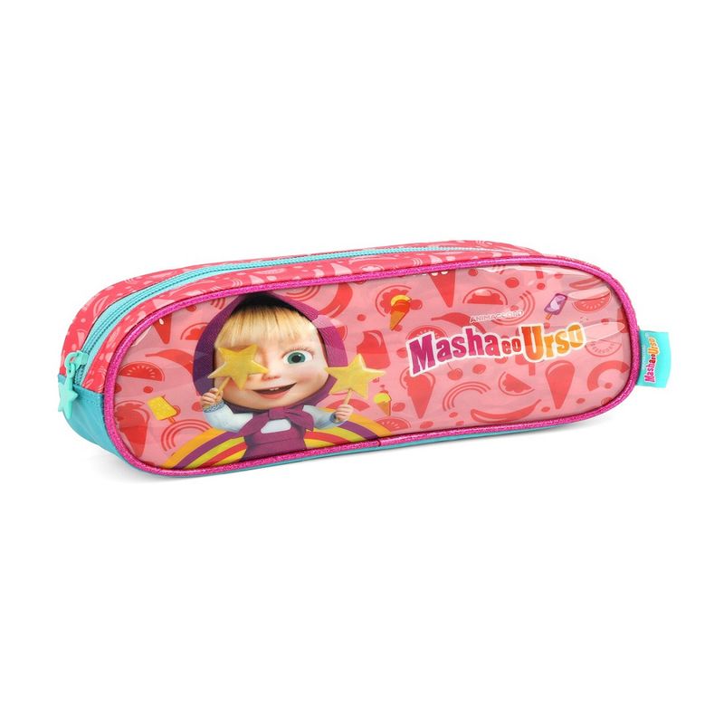 Estojo_Escolar_Masha_E_Urso__Salmão_Ref.EI39084MUSL_Luxcel
