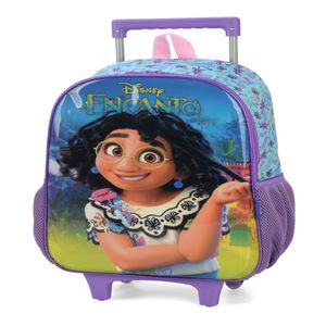 Mochila de Rodinhas Infantil Encanto Roxo IC39482ECRX - Luxcel