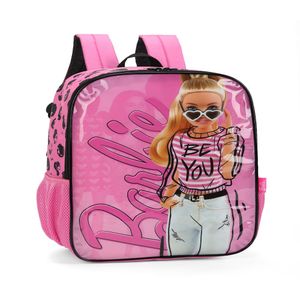 Mochila de Costas Infantil Barbie Rosa IS39101BBRS - Luxcel