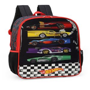 Mochila de Costas Infantil Hot Whells Preto IS39141HWPT - Luxcel