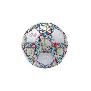 Bola de Futebol Campo E Society Modelo 2 Pvc Branca Estampa Colorida BL2395 - Zippy Toys
