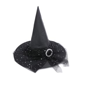 Chapéu Bruxa Lilica Poliéster Preto 29004753 - Cromus