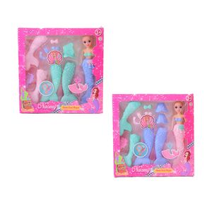 Boneca Sereia Com Cauda Plástico Sortida LJM171 - honeyhome