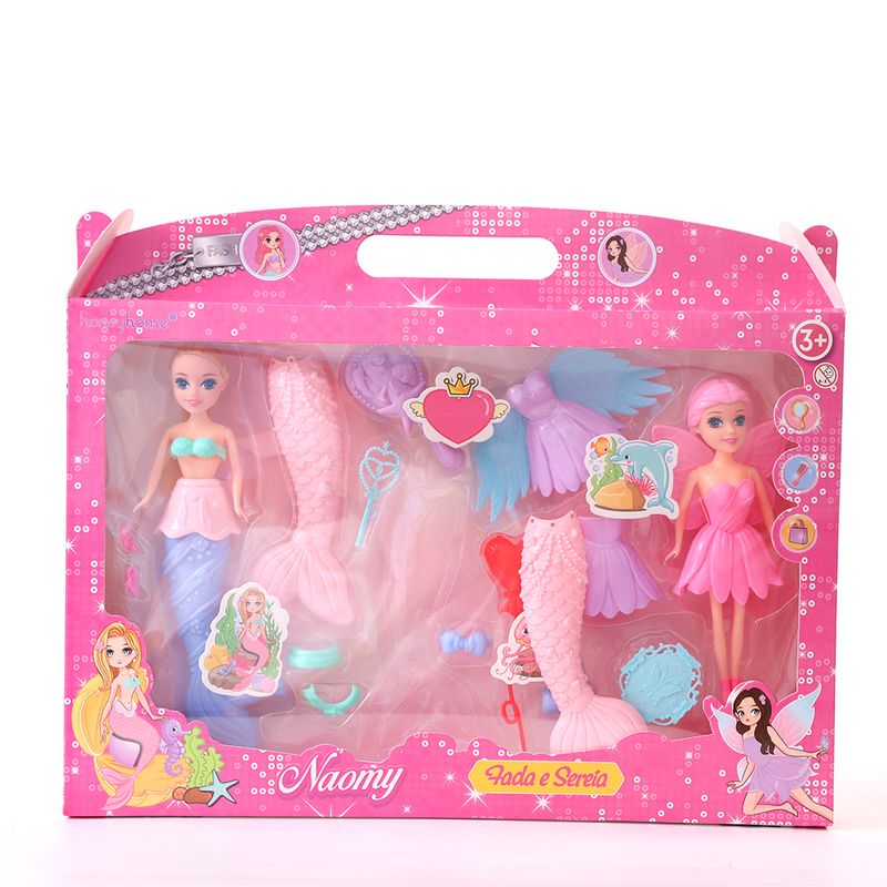 Boneca Sereia Com Cauda Bonecas Plástico Sortidas LJM172