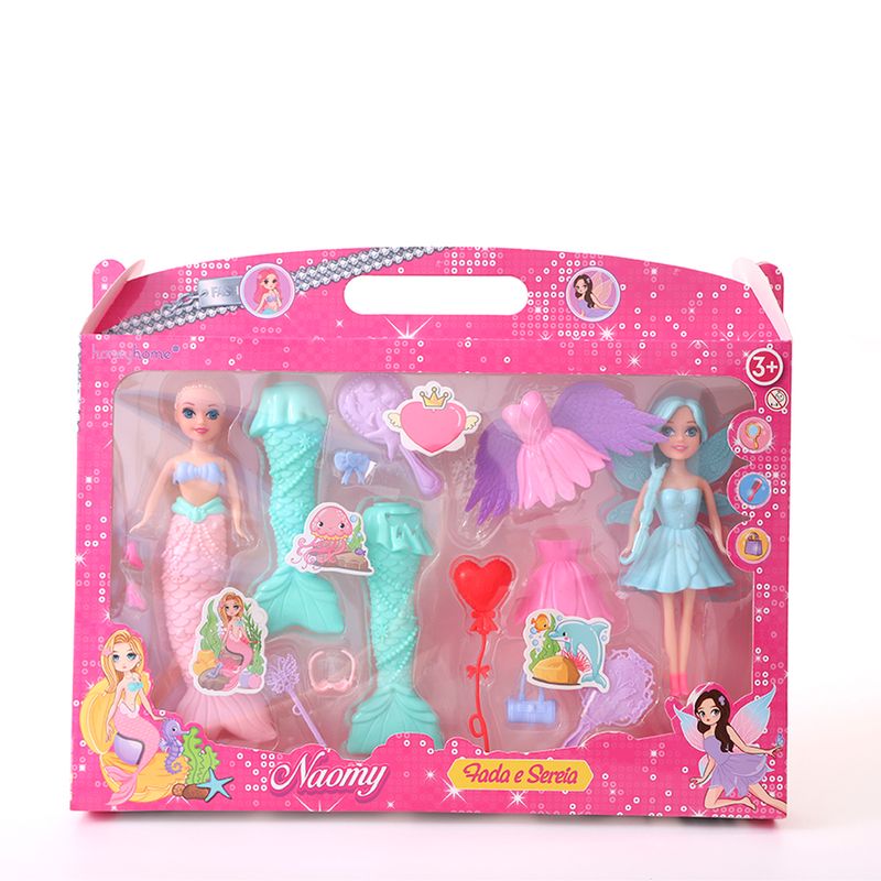 Boneca Sereia Com Cauda Bonecas Plástico Sortidas LJM172