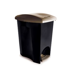 Lixeira com Pedal Ecoblack 7 Litros 3494 - Plasútil