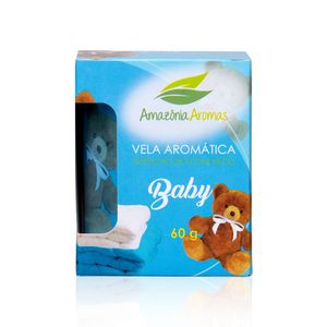 Vela Perfumada Baby Azul 60g 961 - Amazônia Aromas