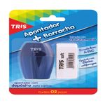 Apontador_+_Borracha_Office_Sortido_Cartela_Com_2_Peças_Ref.681078_Tris