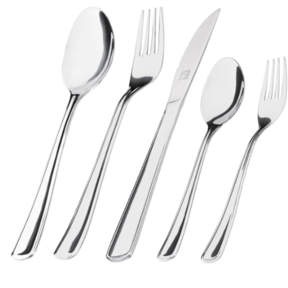 Faqueiro Inox Angra Estojo 30 Peças - Hércules - lojasmel