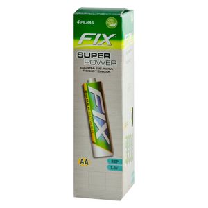 Pilha Zinco Normal AA Blister Com 4 Unidades R6p15 FXP2126 - Sunway
