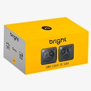 Mini Caixa de Som Office Usb Preto 359 - Bright
