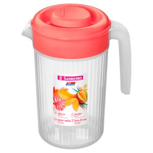 Jarra de Água Com Tampa Sortida Plástico 2l SR7882 - Sanremo