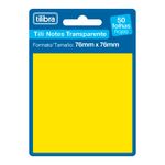 Bloco_Adesivo_Tili_Notes_76x76mm_Transparente_Amarelo_50_Folhas_Ref.344681_Tilibra