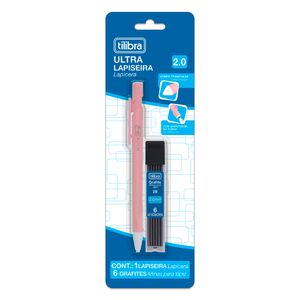 Lapiseira 2.0mm Ultra + 6 Grafites 2.0mm Sortida Blister Com 2 Peças 347485-Tilibra