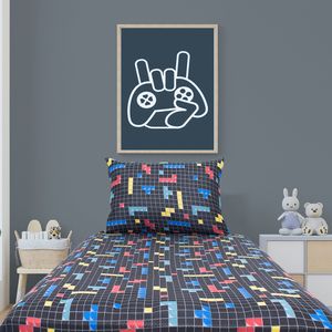 Jogo Cama Solteiro Infantil Doce Vida Kids Tet Game 30cm 2 Peças 0310146GM - Portallar