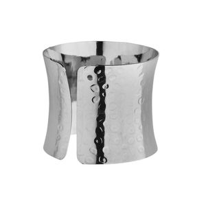 Kit 4 Anéis Guardanapo Orus Ferro Prata AGDN003PR - Etilux
