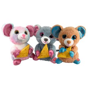 Ratinho de Pelúcia Interativo com Luz e Som 46474 - Toyng
