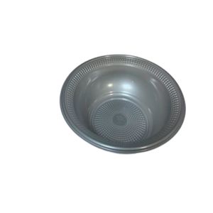 Prato Fundo Descartável 15cm Prata 10 Unidades 7614 - Trik Trik
