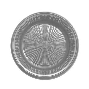 Prato Descartável Para Bolo 15cm Prata 10 Unidades 7122 - Trik Trik