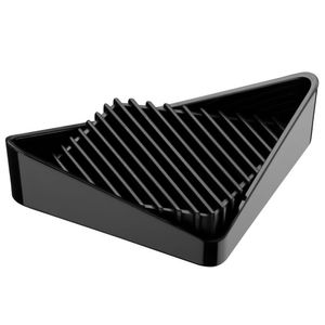 Saboneteira Prisma Plástico Cinza 405034045 - Crippa