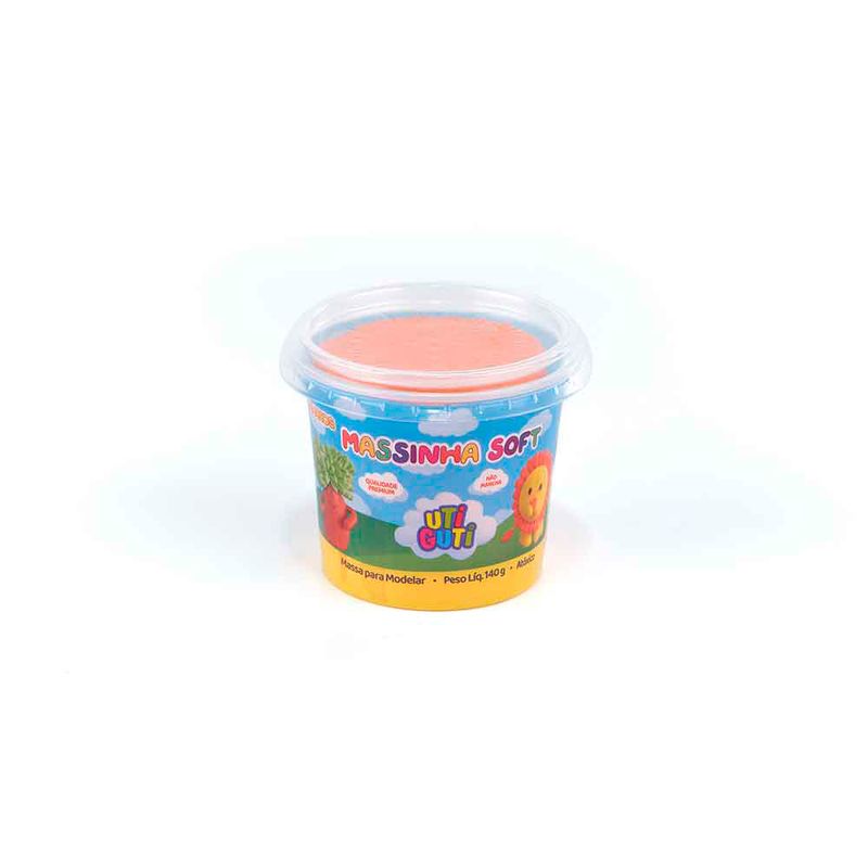 Pote_Massinha_Modelar_Soft_Utiguti_Laranja_140g_Ref.001011_Uti_Guti