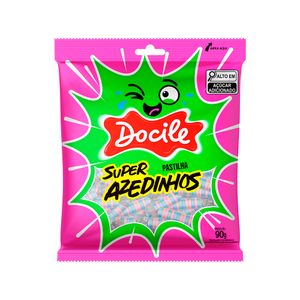 Pastille Mini 12 Super Azedinhos 90g 80332 - Docile