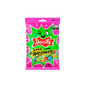 Docigoma Super Azedinhos Cubinhos 80g 80329 - Docile