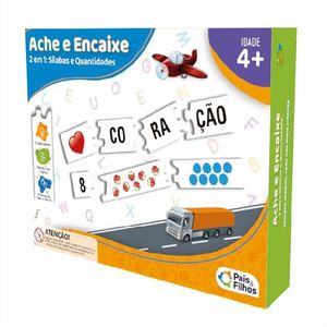 Jogo Ache e Encaixe - Pais E Filhos