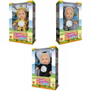 Boneca Coleção Tininha Zoo Sortida 1336 - Sid Nyl