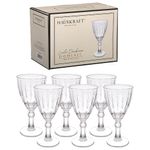 Conjunto_de_Taças_Água/_Vinho_Dominic_275ml_Vidro_Transparente_6_Peças_Ref.TCVN014TR_Hauskraft