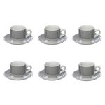 Conjunto_de_Xícaras_Café_90ml_Lisboa_Porcelana_Branca_Listras_Pretas_6_Peças_Ref.JGXC075_Hauskraft