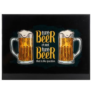 Quadro Beer Plástico 29x39x1,8cm DQU243 - Importadora Cascavel