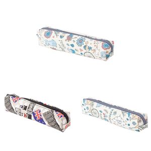 Estojo Escolar Londres E Paris Estampas Sortidas WPE00444 - Sunway