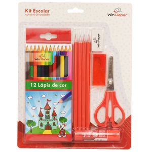 Kit Escolar 9 Peças WPP80013 - Winth